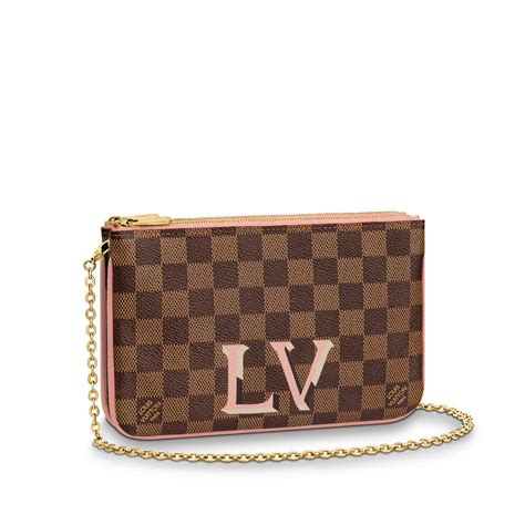 louis vuitton damier double rits small|Louis Vuitton.